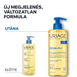 Uriage DERM-PHY Tusfürdő olaj 1000 ml