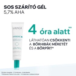 Uriage HYSÉAC Szárító gél pattanások SOS kezelésére 15 ml