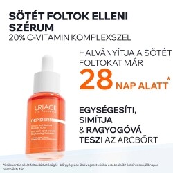 URIAGE Rutin pigmentfoltok elleni, ragyogását vesztett arcbőrre