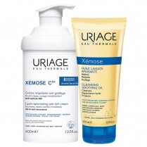 Uriage XÉMOSE Krém + Olajtusfürdő (400+200 ml)